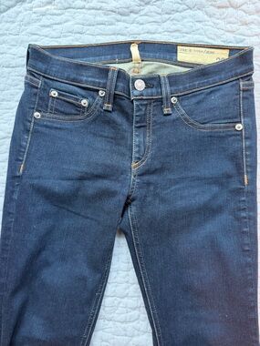 rag & bone JEAN Legging Jeans Clean Indigo Dark Wash Size 26